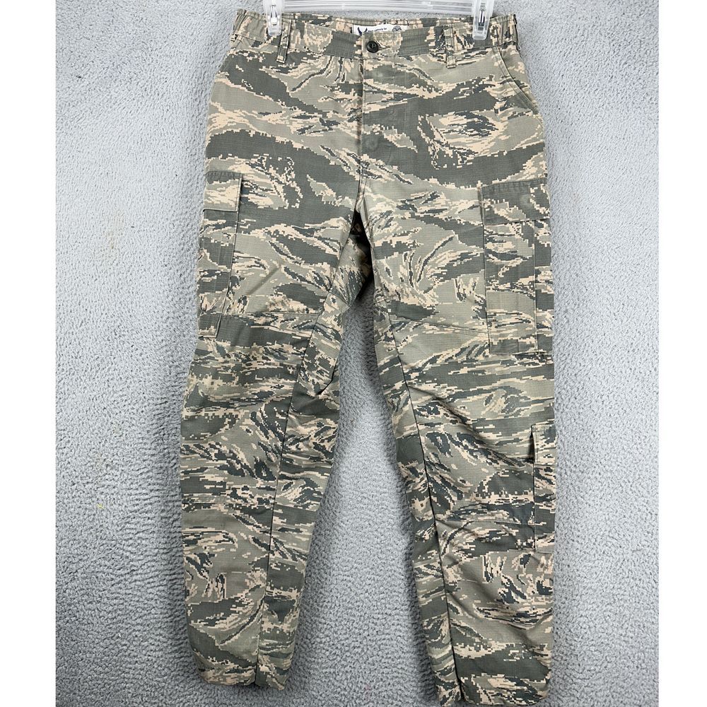US Airforce Tactical Cargo Pants Men 36S Green Tan Digital Camo Military Trouser